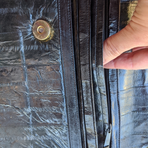Vintage Eel Skin Clutch - Picture 3 of 7